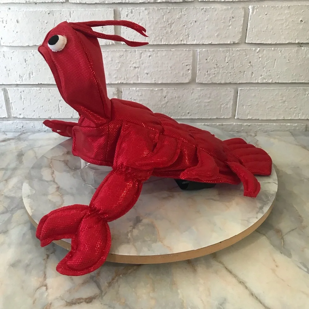 Red Lobster Dog Costume Size XS